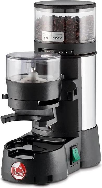 Produktbild La Mer Pavoni Smeg LPGJDL01EU koffiemolen 95 W Zwart, Zilver (EU-Stecker)