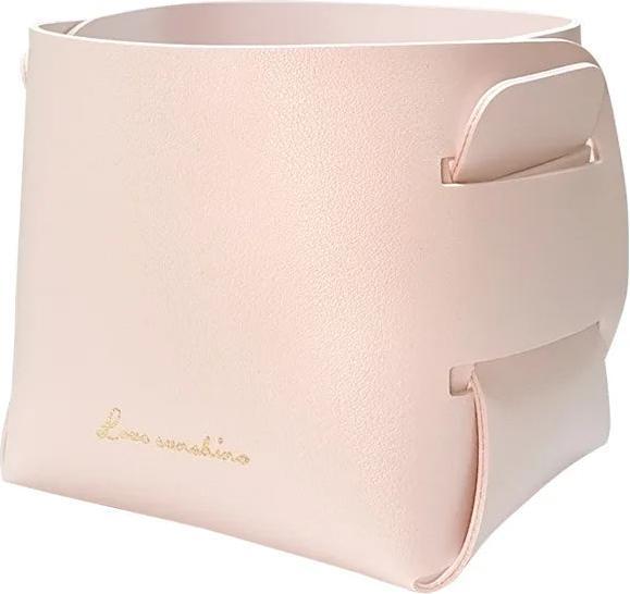Produktbild Alopini Klappbarer Arbeitstisch Leder Aufbewahrungsbox PU Aufbewahrungsschale Aufbewahrungskorb (10 x 10 x 9 cm)