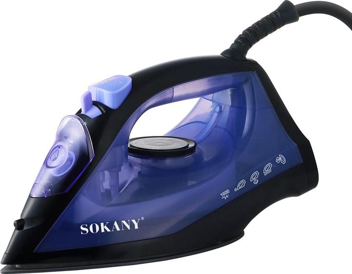 Sokany Dampfbügeleisen 1600W Keramiksohle (1600 W)