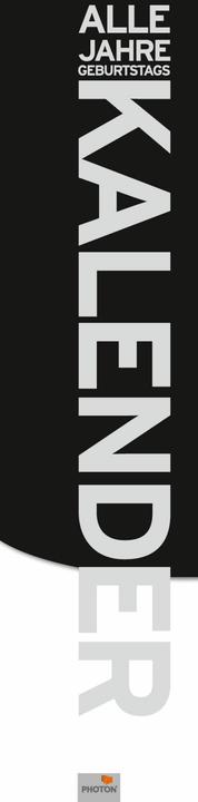 Geburtstagskalender /"Alle Jahre/"