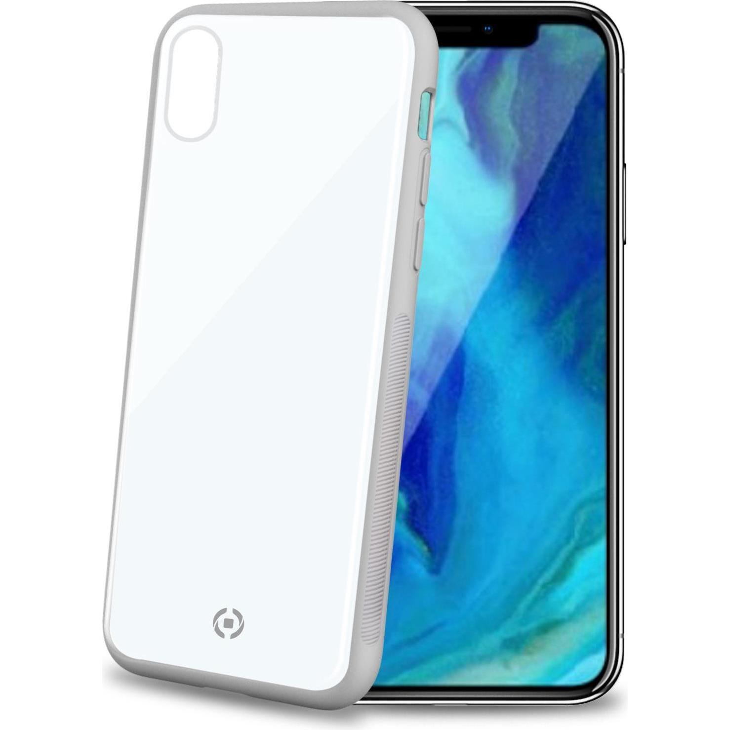 Celly Bianco Diamond Custodia Per Cellulare 15,5 Cm (6.1') Cover (Apple Iphone Xr), Cover Smartphone,