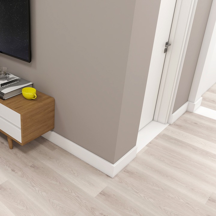 Immagine prodotto Neu.Haus Battiscopa Coevorden set da 24 195x7 cm bianco