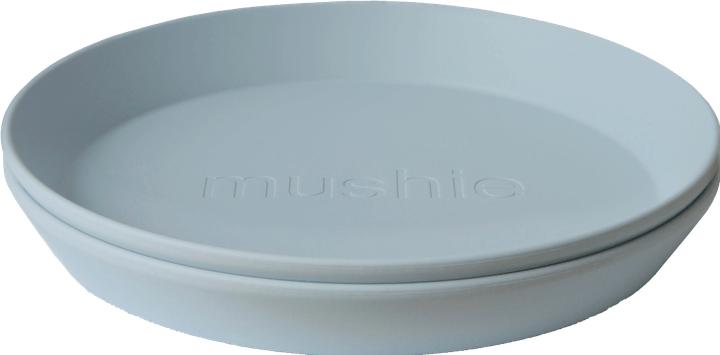 Immagine prodotto Mushie Set di 2 Piatti per bambini Polvere rotonda