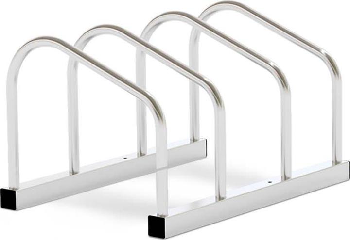 Actual product image Toboli Bicycle Stand for 2 Bikes Multiple Rack Made of Galvanised Steel for Indoor and Outdoor