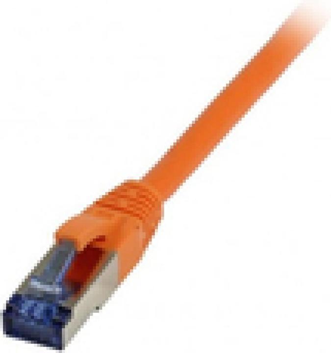 Actual product image Synergy 21 Patch cord RJ45, CAT6A 500Mhz, 7.5m, orange, S-STP(S/FTP), TPE(Superflex), AWG26 (S/FTP, CAT6a, 7.50 m)