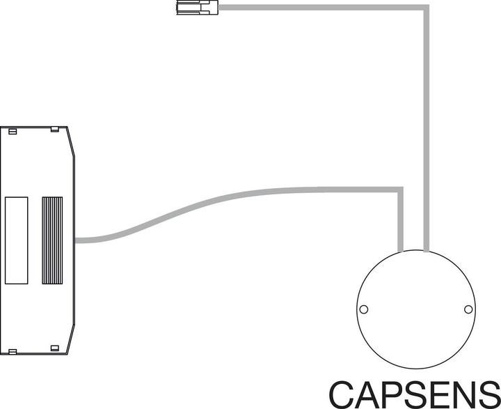 Produktbild Domus Sensorschalter CAPSENS 24 V/DC, max. 60 W, mit Verteiler