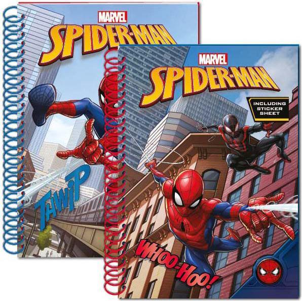 Immagine prodotto Spiderman -Glitzer-Notizbuch (Nessuna, Copertina morbida)