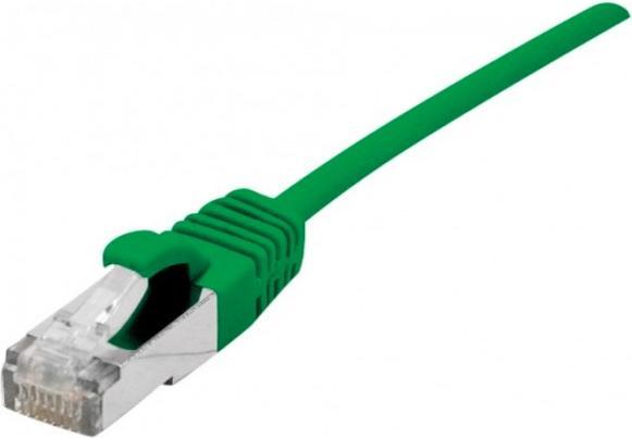 Produktbild Dexlan Patchkabel Cat. 6A, S/FTP (PiMF), ultradünn, halogenfrei, mit Rastnasenschutz, grün, 2,0 m (S/FTP, CAT6a, 2 m)