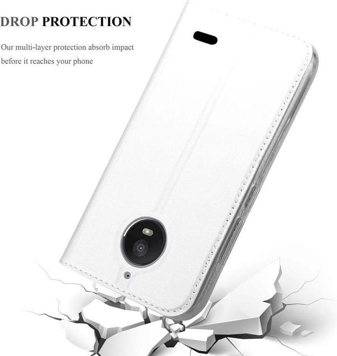 Actual product image Cadorabo Book Classy Style Cover (Motorola Moto E4)