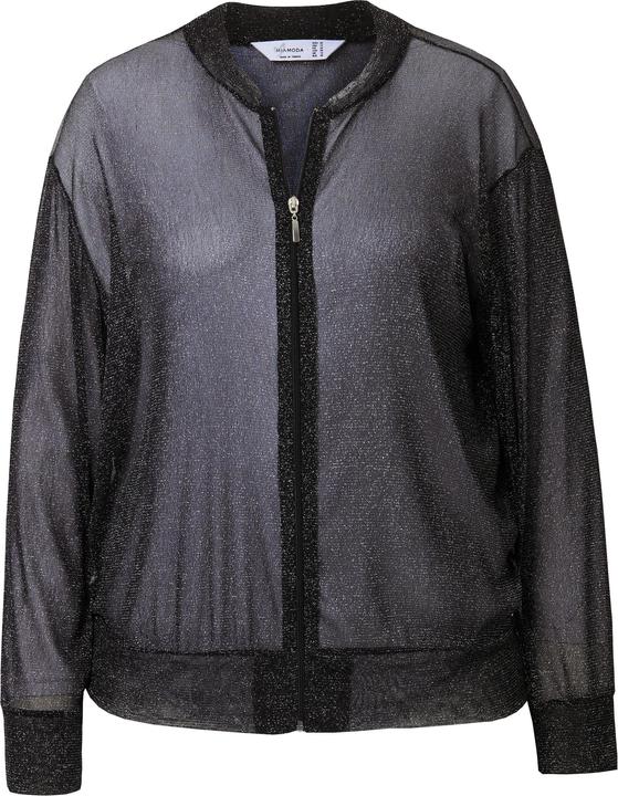 Produktbild Miamoda Blouson, Mesh mit Glitzer, Langarm (44)