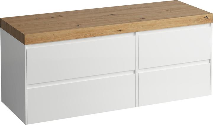 Immagine prodotto Laufen Lani piano lavabo rovere selvatico incl. mobiletto, senza foro, cassetto grande a sinistra, 1