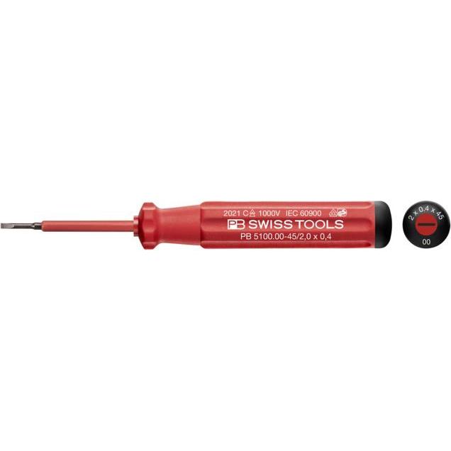 PB Swiss Tools, Schraubenzieher, Pb 5100 00 (Schlitzschrauben)