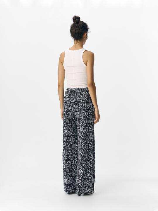 Produktbild Object Leoprint Hose mit weitem Bein (42)