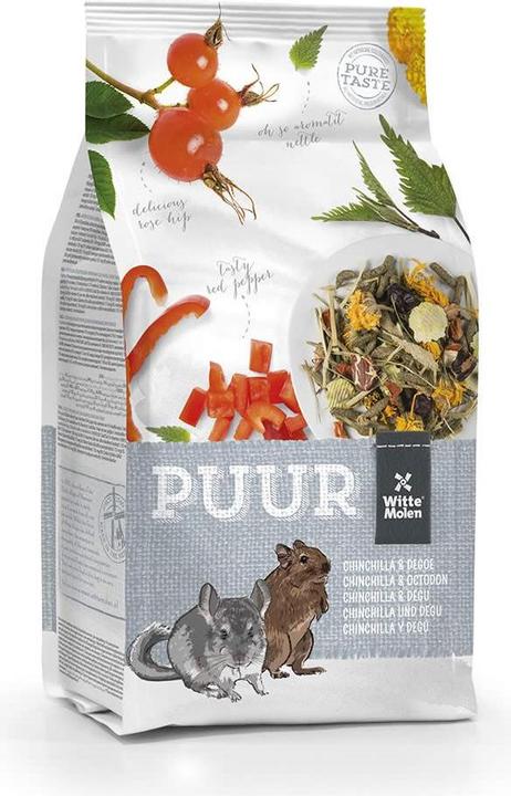 Produktbild Witte Molen Hauptfutter Puur Gourmet-Müsli für Chinchilla & Degu (0.52 kg, 1 x)