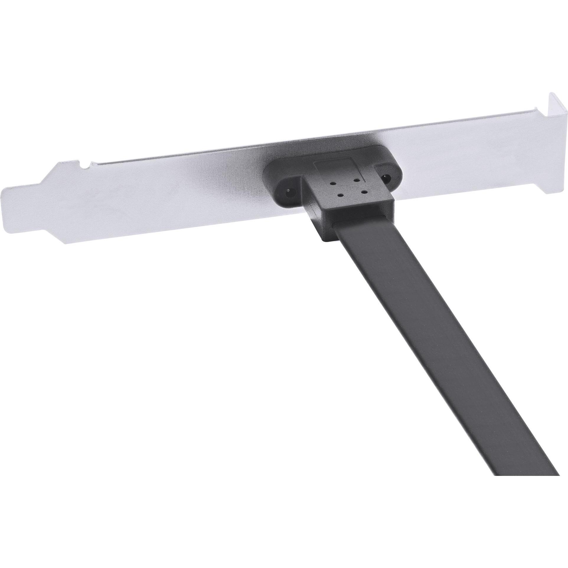 Thumbnail - InLine Slotblende USB Typ-C zu USB 3.1 Frontpanel Key-A intern (0.50 m, USB 3.1), USB Kabel