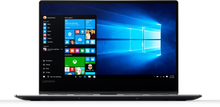 Lenovo Yoga 910-13IKB (13.90", Intel Core i7-7500U, 16 GB, 512 GB, CH)