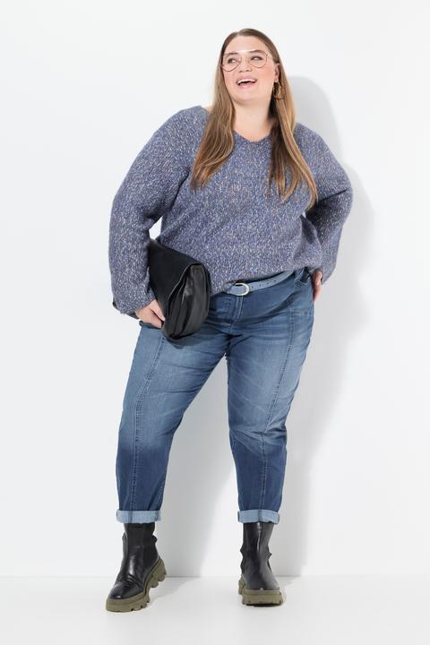 Actual product image Ulla Popken Decorative Seam Boyfriend Jeans (42)