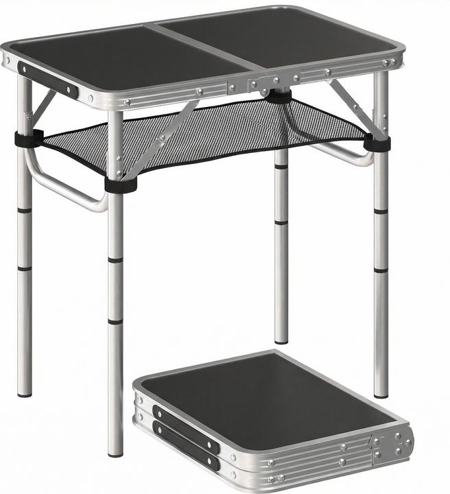 Image du produit Outsunny Campingtisch Aluminium, MDF Schwarz