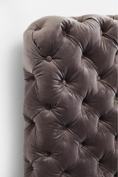 Produktbild Kare Design Bett Desire Silbergrau Hoch 180x200 cm (180 x 200 cm)