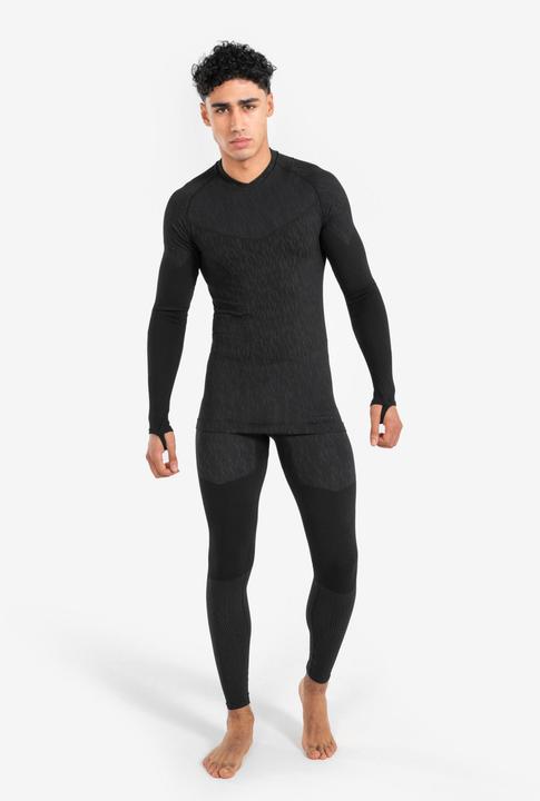 Produktbild Kipsta Damen/Herren Funktionsshirt langarm - Keepdry schwarz (XL)