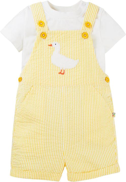 Actual product image Frugi Toddler dungarees set Godrevy (86, 92)