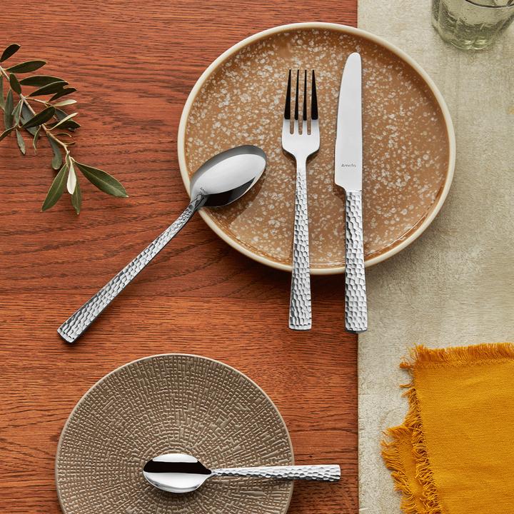 Produktbild Amefa FELICITY Besteckset 24-teilig, gehämmert, für 6 Personen (24 Stück, Besteck Set)
