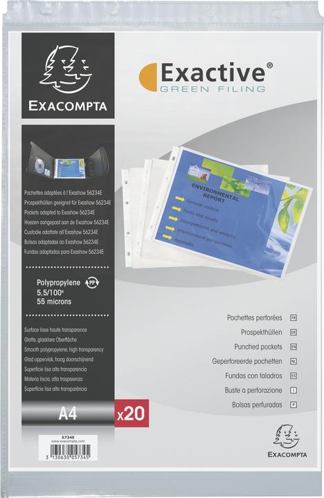 Immagine prodotto Exacompta Coperture e borse (A4, 20x)