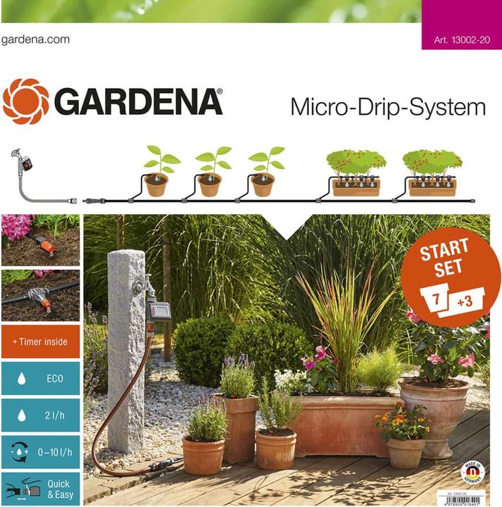 Produktbild Gardena Micro-Drip Start Set (Tropfbewässerung Set)