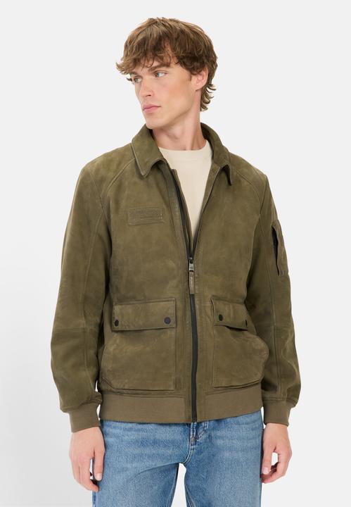 Immagine prodotto Camel Active Leder Blouson mit Hemdkragen (50)
