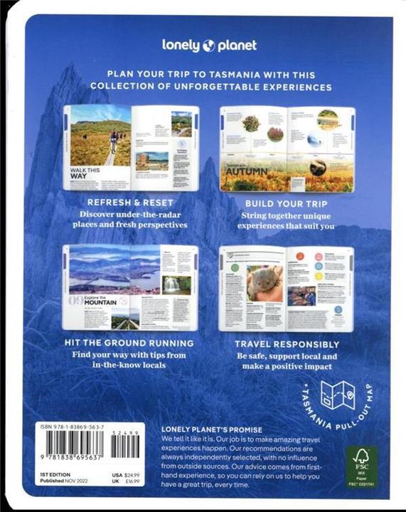 Produktbild Experience Tasmania (Englisch, Bain Andrew, Collectif, Rani Milne, Ruth Dawkins, 2022)