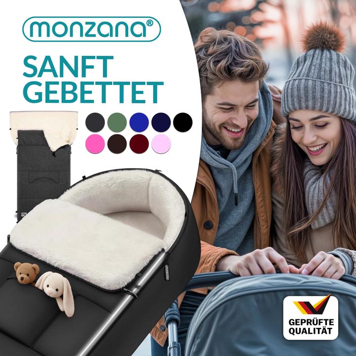 Actual product image Monzana Baby footmuff