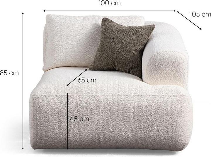 Produktbild Atelier del Sofa Sofia (Chl L + O1 + 1R) (Ecksofa)