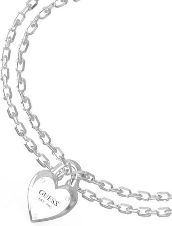 Immagine prodotto Guess BRACCIALE MINI HEART LOCK Bracciale (18.50 cm, Acciaio inossidabile)