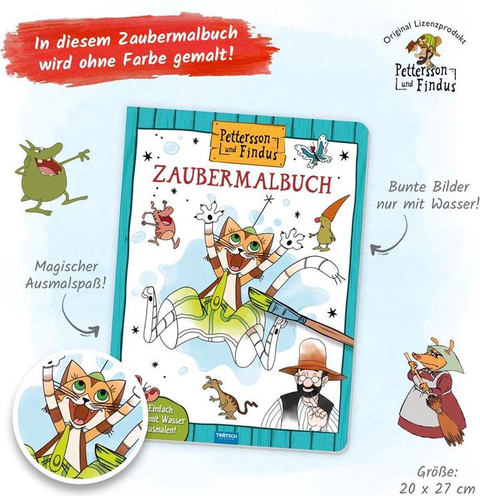 Produktbild Pettersson & Findus Zaubermalbuch