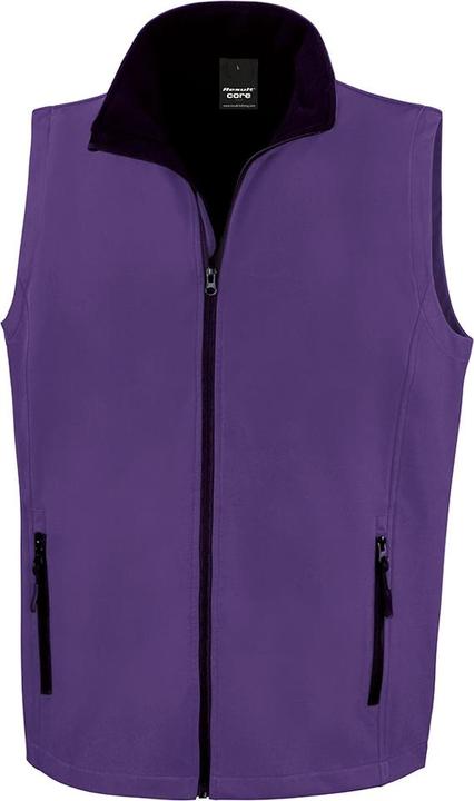 Actual product image Regatta Mens Printable Softshell Body Warmer (L)
