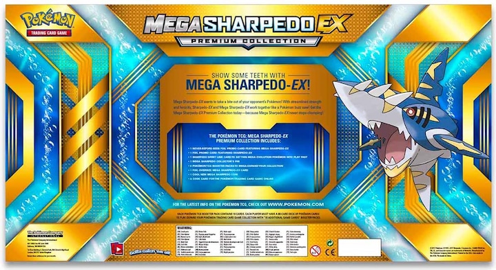Actual product image Pokémon Mega Sharpedo EX Premium Collection Box - EN (English, Box Set & Collection)