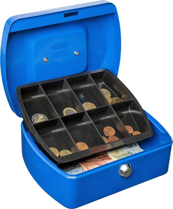 Productafbeelding Idena Geldkistje 8" 205x160x90mm, blauw