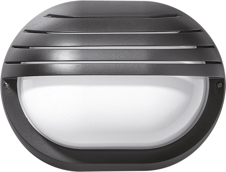Produktbild PiL Prisma 300275 Wandleuchte IP44 A 1 x 60W E27, schwarz (E27, IP44)