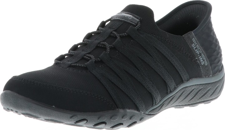 Actual product image Skechers 100593/BBK Breathe-Easy-Roll-With-Me Ladies Sneaker Sneakers Slipper VEGAN black (37)
