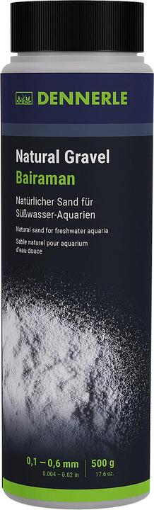 Dennerle Ghiaia naturale Bairaman, 0.1-0.3mm, 500g (Piriti, altre voci)
