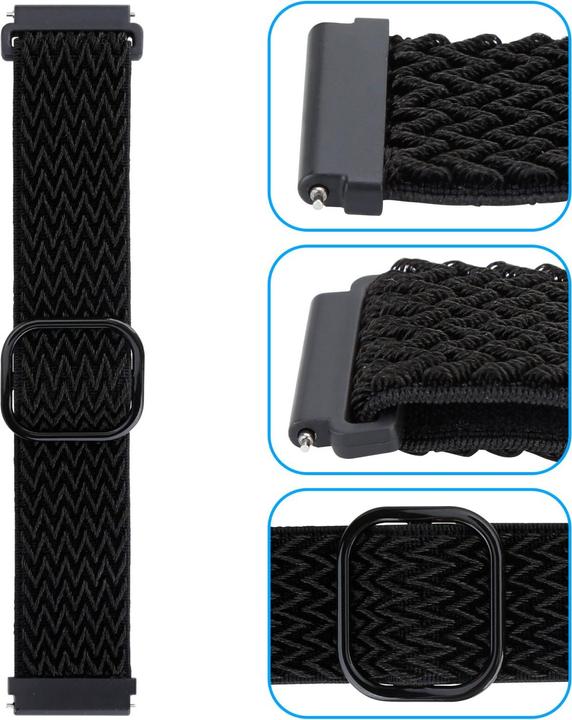Produktbild Cadorabo Armband für Samsung Galaxy Gear (22 mm, Nylon, Ticwatch Pro)