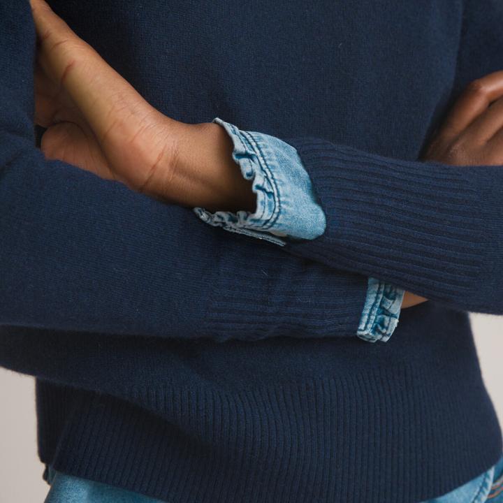 Produktbild La Redoute Collections Pullover runder Ausschnitt Feinstrick in Kaschmir (S)