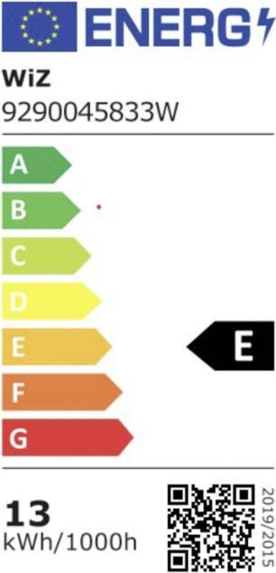 Energie-Label WiZ Tunable White & Color (E27, 12.50 W, 1 x, E)