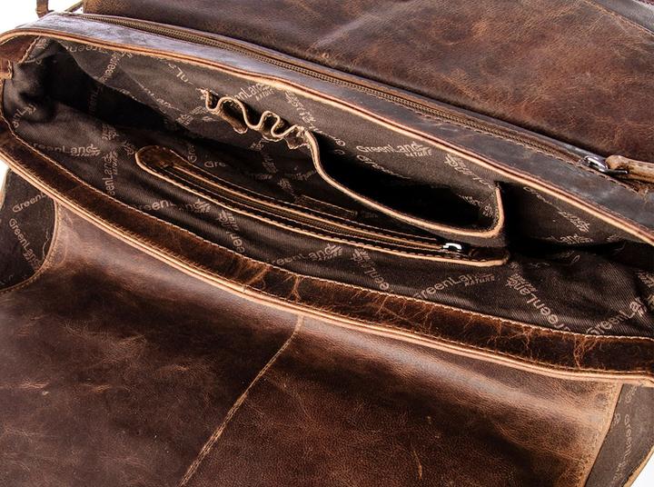 Immagine prodotto Greenland Nature Borsa a tracolla Montana I in pelle 35 cm