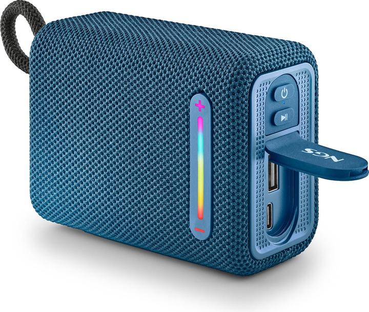 Produktbild NGS Enceinte Nomade Bluetooth Roller Furia 1 (Bleu) (9 h, Akkubetrieb)