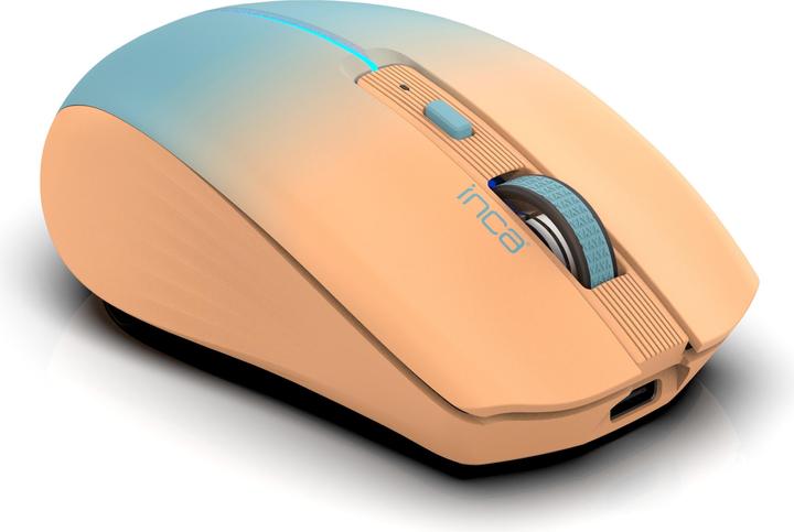 Produktbild Inca Maus IWM-511RT Blt+Wrls RGB Color-Basisfarbe: Orange (Kabellos)
