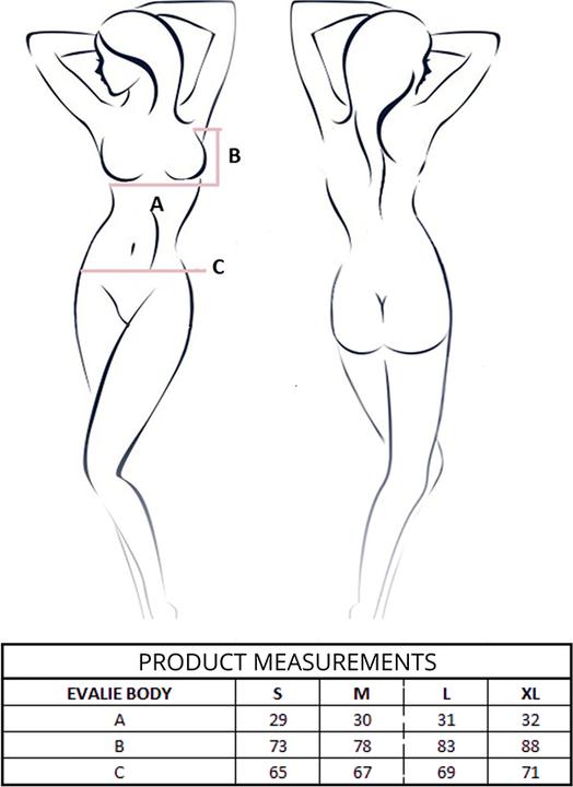 Actual product image Passion - Evalie Body Weiss L/Xl (XL)