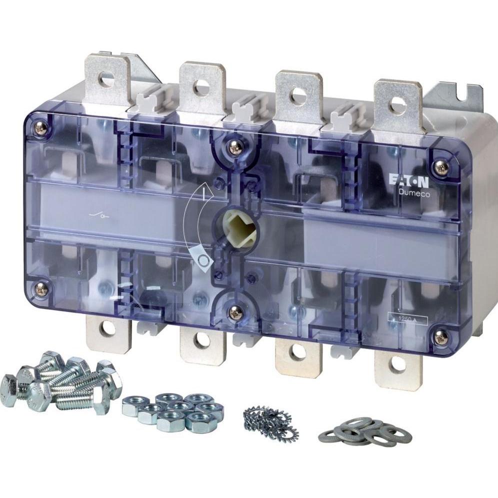 Eaton, Systemstromversorgung, Lasttrennschalter, DMV, 1250 A, 4-polig, STOPP-Funktion optional, ohne Drehgriff und Antri...