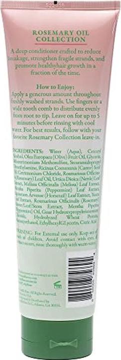 Image du produit Camille Rose Masque et après-shampoing renforçant en profondeur les cheveux à l'huile de romarin, avec ricin