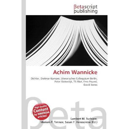 Achim Wannicke, Fachbücher